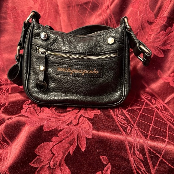 Marc by Marc Jacobs Black Leather Shoulder Bag - Picture 1 of 4